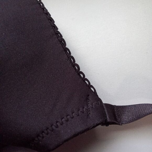 Black Bra 42C‎ Bow Hook And Eye - Picture 9 of 9